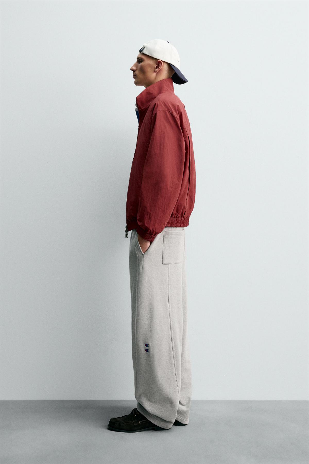 자라 테크니컬 패치 집업 재킷 X 챔피온 0155/900 RED - 4910 | 사고